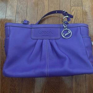Coach Vibrant Purple Shoulder Bag